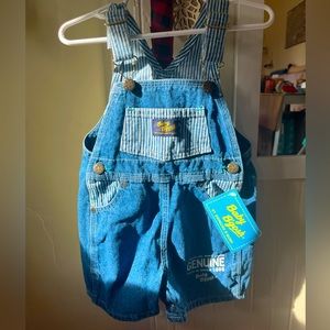 NWT Denim Baby OshKosh B’gosh Short Overall